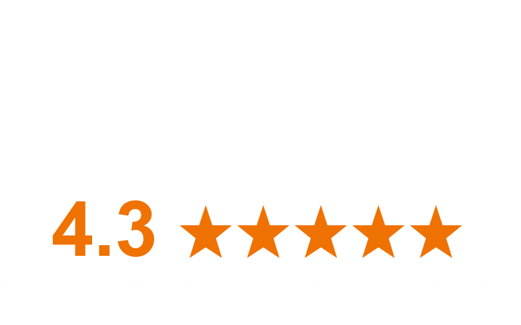 Google rating 4.3 out of 5